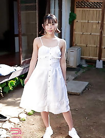 Slim korean girls are touching themselves