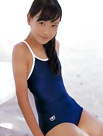 Asian college swimsuits