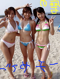 Asian teen bikini stunners